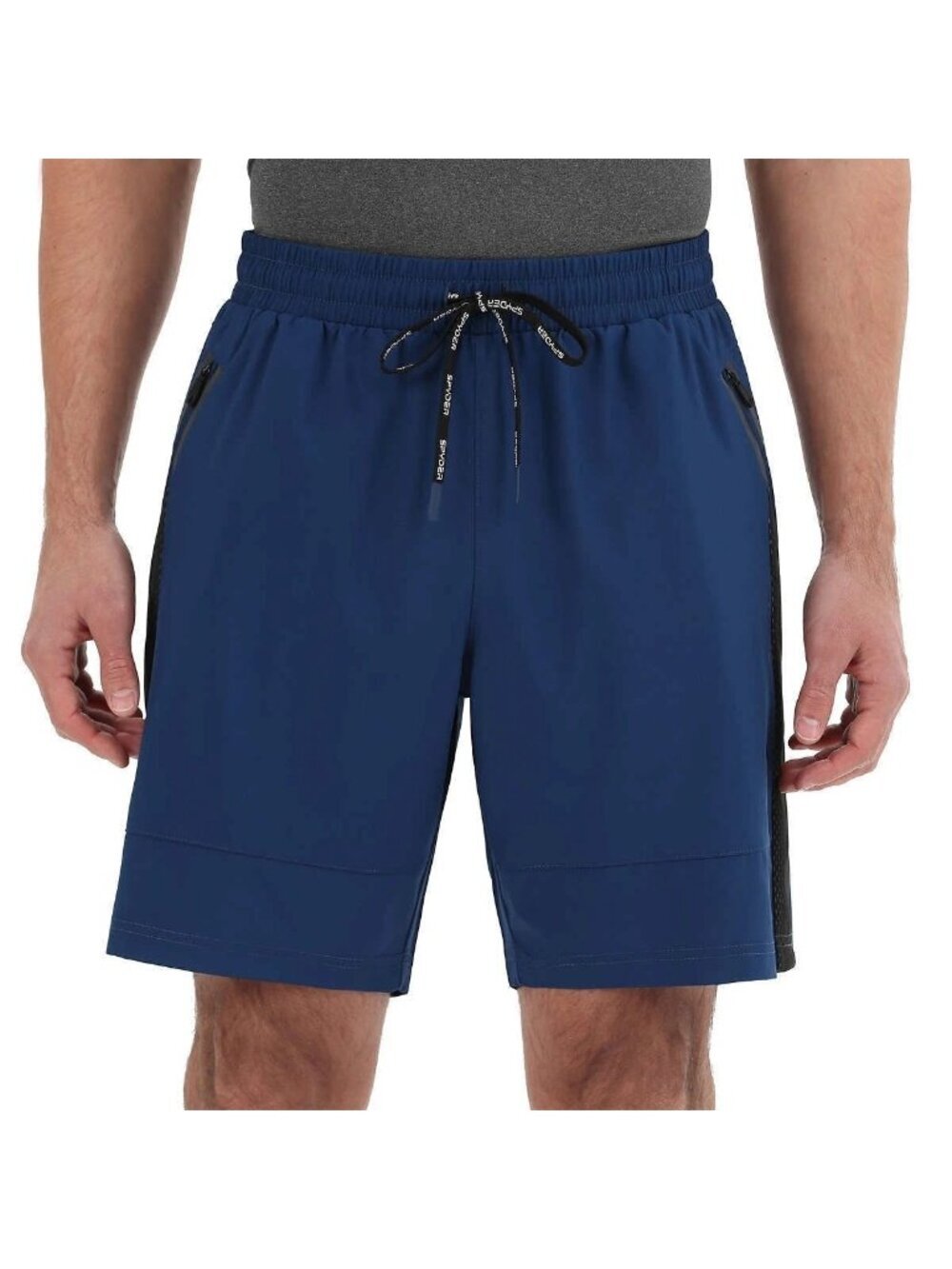 Spyder Active Men's L Blue Athletic Shorts C0696